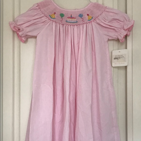 Petit Bebe Dresses Nwt Petit Bebe Birthday Smocked Dress Poshmark